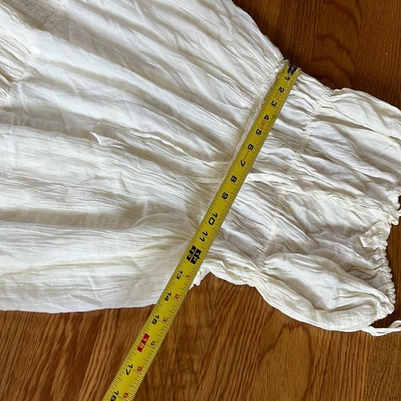 Free People Taking Sides Maxi Dress Size XL NWT Ivory - Picture 7 of 16